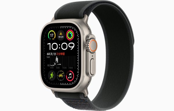 Apple Watch Ultra 2 原色 野径回环式表带  黑色 （Black）,S/M