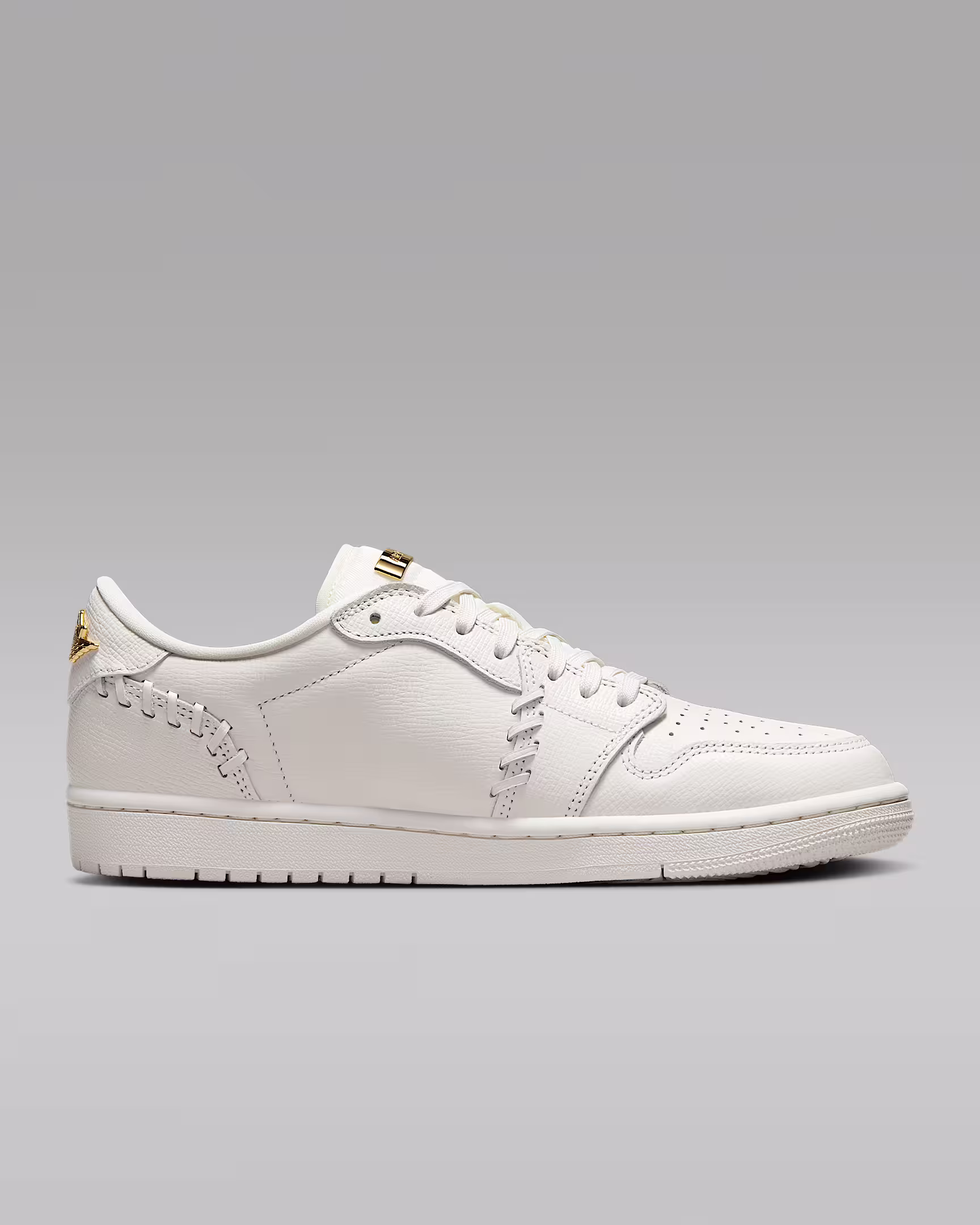Air Jordan 1 Low Method of Make （woman Sail White/Sail White/Metallic）