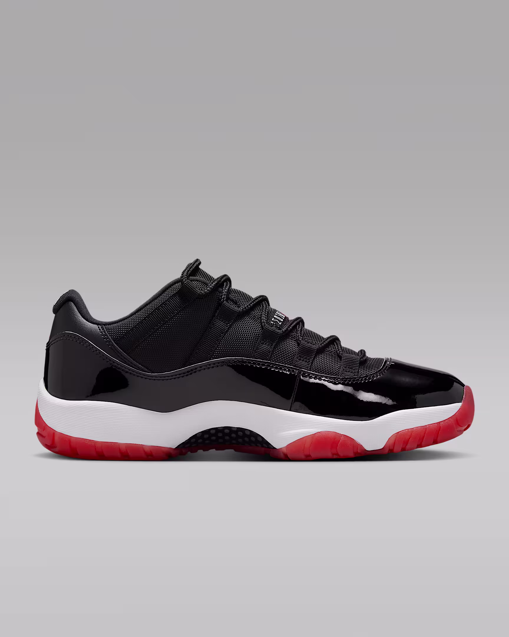 Air Jordan 11 Retro Low "Bred" （man Black/White/Campus Red）