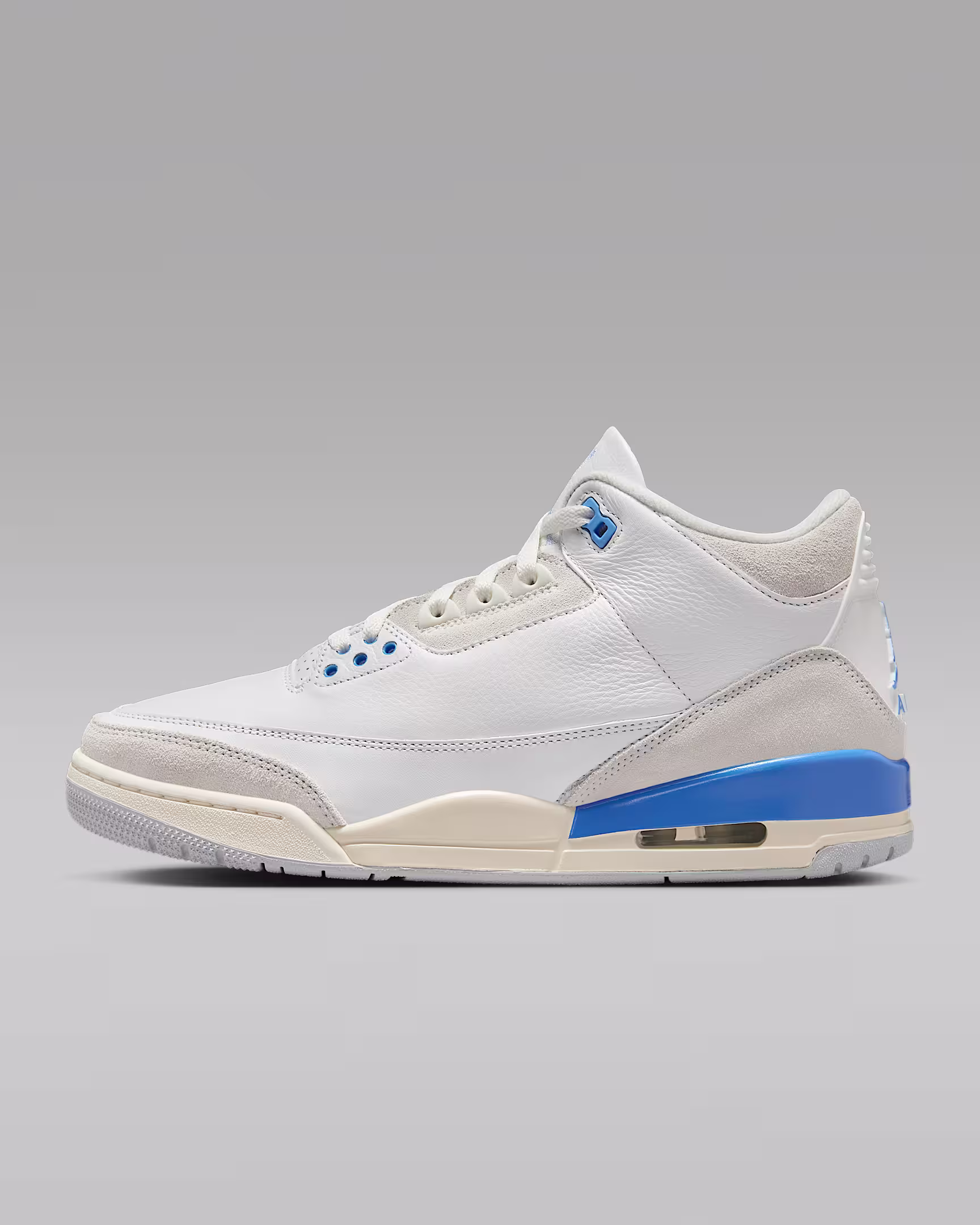 Air Jordan 3 Retro "Lucky Shorts" （man Mountain Peak White/Legend Blue/Dust Photon Color/Hydrogen Blue）