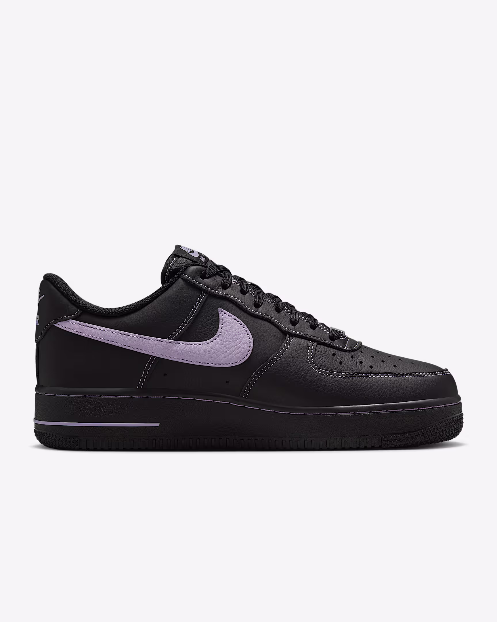 Nike Air Force 1 '07 LV8 （man Black/Hydrangea Purple）