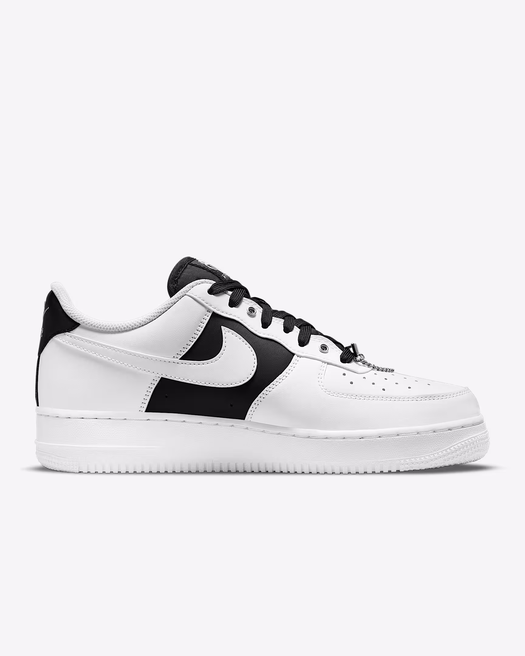 Nike Air Force 1 '07 PRM （man White/Black/Metallic Silver/White）