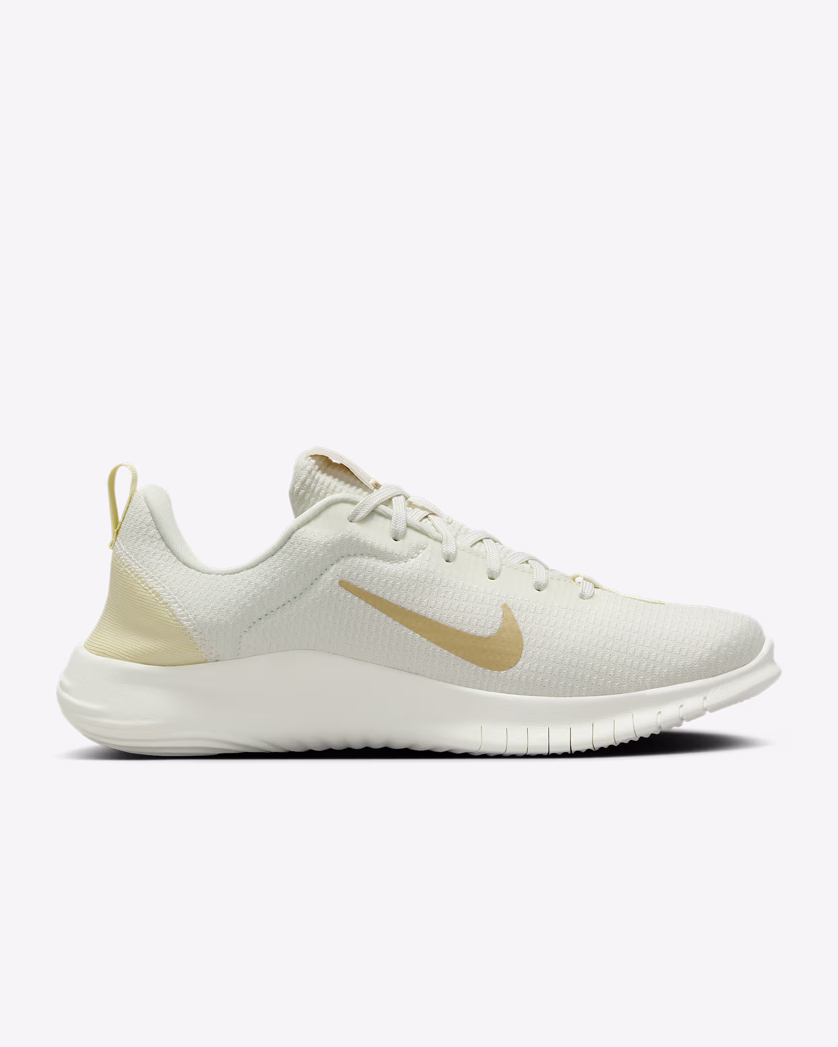 Nike Flex Experience RN 12 （woman Sail White/Gypsum/Team Gold）