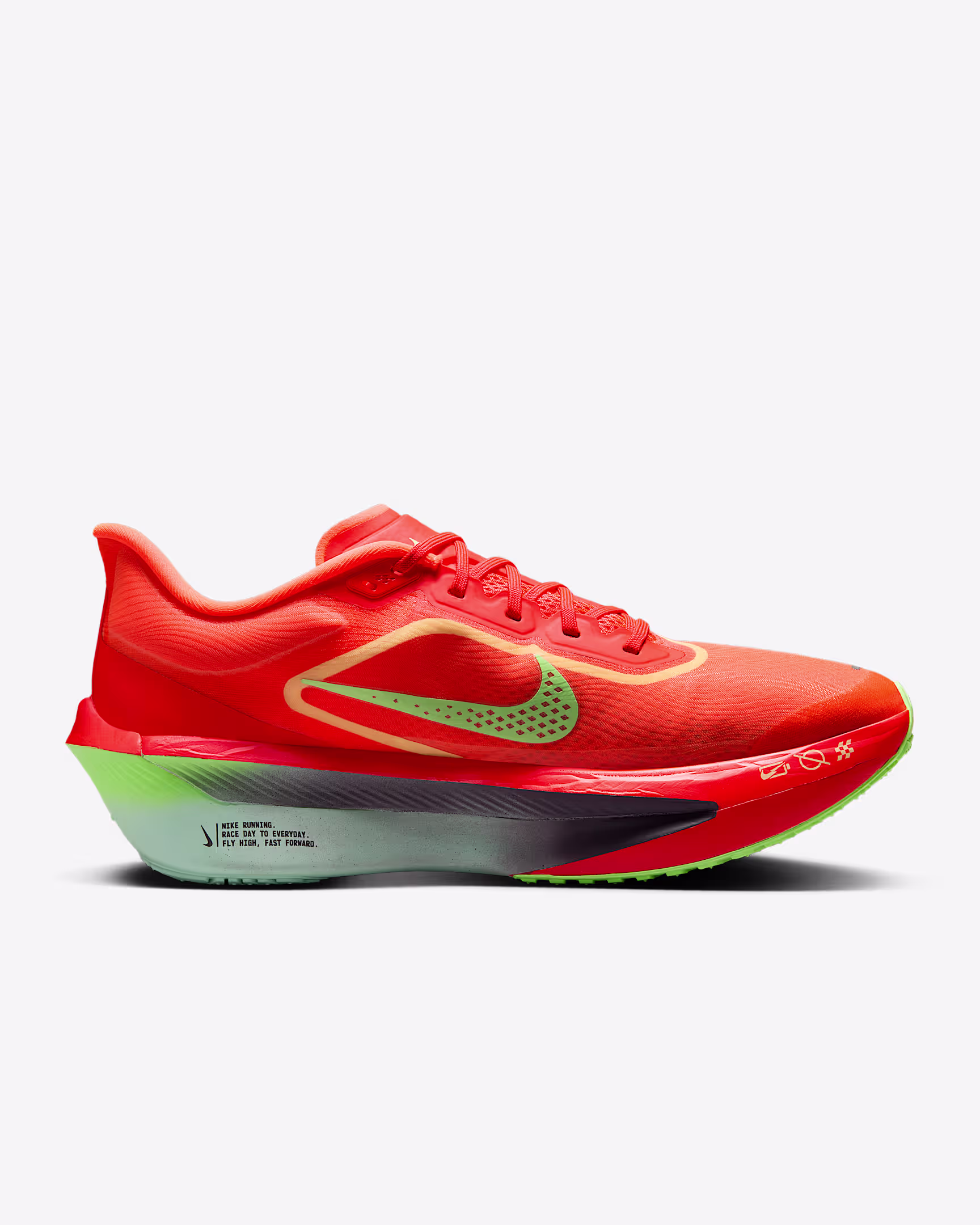 Nike Zoom Fly 6 （man Bright Crimson/Explosion Green/foam Mint/Black Purple）