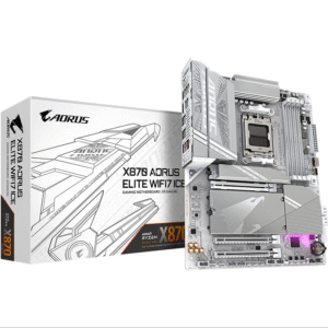 技嘉 X870 AORUS ELITE WF7 ICE 主板 白色