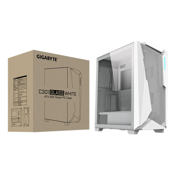 技嘉 C301GW 机箱 白色