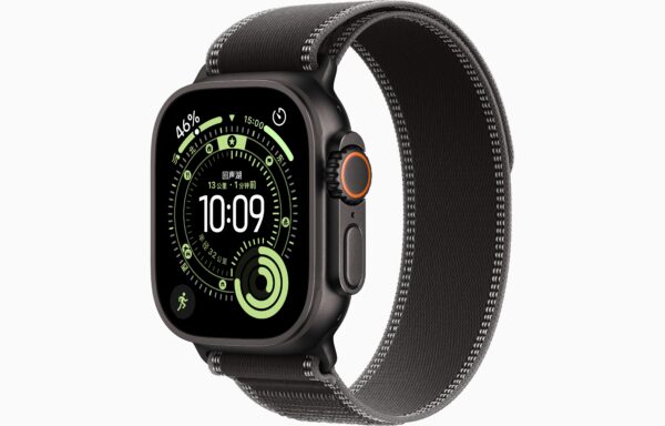 Apple Watch UItra 3(GPS+蜂窝网络):49毫米黑色钛金属表光； 黑配木炭色野径回环式表带-MT