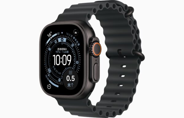 Apple Watch Ultra3(GPS+蜂窝网络): 49毫米黑色钛金属表光； 黑色海洋表带