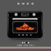 30L steam oven SMEG COF01 black