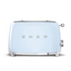 2 slices of toast machine SMEG TSF01 blue