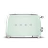 2 slices of toast machine SMEG TSF01 green