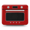 30L steam oven SMEG COF01 red